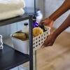 Boîte de rangement salle de bain EASYSTORE 70585 29 cm, écru, plastique, Joseph Joseph