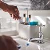Verre porte brosse à dent EASYSTORE 70575 écru, plastique, Joseph Joseph