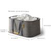 Sac à linge HOLD-ALL 50023 35 l, pliable, gris, polyester, Joseph Joseph