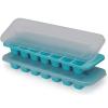 Moules à glaçons EASY-FILL 20197 33 cm, set de 2, bleu, plastique, Joseph Joseph