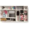 Rangement maquillage VIVA 75010, set de 12 pc, crème, plastique, Joseph Joseph