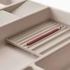 Rangement maquillage VIVA 75010, set de 12 pc, crème, plastique, Joseph Joseph