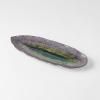 Plat de service MIDORI 32,5 x 13,5 cm, vert, céramique, MIJ