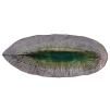 Plat de service MIDORI 32,5 x 13,5 cm, vert, céramique, MIJ