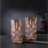 Verre tumbler NOBLESSE COLORS 395 ml, set de 2 pc, tabac, Nachtmann