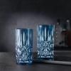 Verre tumbler NOBLESSE COLORS 395 ml, set de 2 pc, bleu, Nachtmann