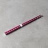 Baguettes 22,5 cm, prune / blanc, bambou, MIJ