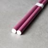 Baguettes 22,5 cm, prune / blanc, bambou, MIJ
