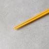 Baguettes 22,5 cm, or / blanc, bambou, MIJ