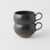Mug 300 ml, noir, céramique, MIJ