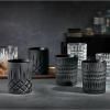 Verre à eau ETHNO 304 ml, set de 2 pc, noir, Nachtmann