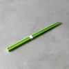 Baguettes 22,5 cm, clair vert / blanc, bambou, MIJ