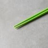 Baguettes 22,5 cm, clair vert / blanc, bambou, MIJ