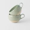 Mug 300 ml, bleu, céramique, MIJ