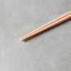 Baguettes 22,5 cm, abricot / blanc, bambou, MIJ