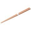 Baguettes 22,5 cm, abricot / blanc, bambou, MIJ