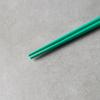 Baguettes 22,5 cm, bamboude vert / blanc, bambou, MIJ