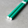 Baguettes 22,5 cm, bamboude vert / blanc, bambou, MIJ
