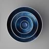 Bol de service STOCKHOLM HORIZON 40 cm, argent, aluminium, Stelton