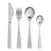 Ménagère MAYA, set de 24 pc, argent, acier inoxydable, Stelton
