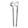Set de couverts à salade ARNE JACOBSEN, set de 2 pc, argent, acier inoxydable, Stelton