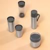 Mug thermos MAKE & TAKE 200 ml, gris foncé, acier, Brabantia
