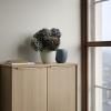 Vase ORA 18 cm, bleu poussière, acier inoxydable, Stelton