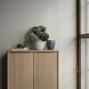 Vase ORA 22 cm, menthe, acier inoxydable, Stelton