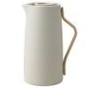 Pichet isotherme EMMA 1,2 l, pour le café, sable, acier inoxydable, Stelton