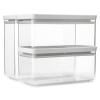 Boîte de conservation pour aliments TASTY PLUS, set de 3 pc, basses, gris clair, Brabantia