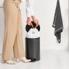 Poubelle à pédale NEWICON 12 l, gris confidentiel, acier, Brabantia