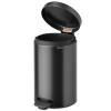 Poubelle à pédale NEWICON 12 l, gris confidentiel, acier, Brabantia