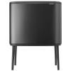 Poubelle à couvercle tactile BO TOUCH BIN 11 + 23 l, gris confidentiel, acier, Brabantia