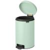 Poubelle à pédale NEWICON 12 l, vert jade, acier, Brabantia