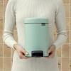 Poubelle à pédale NEWICON 12 l, vert jade, acier, Brabantia