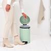 Poubelle à pédale NEWICON 12 l, vert jade, acier, Brabantia