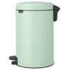 Poubelle à pédale NEWICON 12 l, vert jade, acier, Brabantia