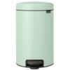 Poubelle à pédale NEWICON 12 l, vert jade, acier, Brabantia