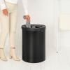 Bac à linge SELECTOR 55 l, noir mat, acier, Brabantia