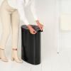 Bac à linge SELECTOR 55 l, noir mat, acier, Brabantia