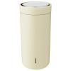 Mug de voyage TO GO CLICK 400 ml, jaune tendre, Stelton