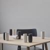 Moulin à sel NORMAN FOSTER 13 cm, gris clair, plastique, Stelton