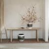 Vase STOCKHOLM LIGNUM 21 cm, blanc, aluminium, Stelton