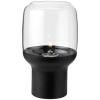Lampe à huile HOOP 17 cm, noir, acier inoxydable, Stelton