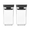 Boîte de conservation pour aliments TASTY PLUS 150 ml, set de 2 pc, gris foncé, Brabantia