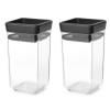 Boîte de conservation pour aliments TASTY PLUS 150 ml, set de 2 pc, gris foncé, Brabantia