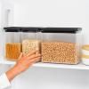 Boîte de conservation pour aliments TASTY PLUS, set de 3 pc, gris foncé, Brabantia