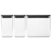 Boîte de conservation pour aliments TASTY PLUS, set de 3 pc, gris foncé, Brabantia