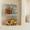 Boîte de conservation pour aliments TASTY PLUS, set de 3 pc, hautes, gris clair, Brabantia