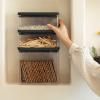 Boîte de conservation pour aliments TASTY PLUS, set de 3 pc, basses, gris foncé, Brabantia